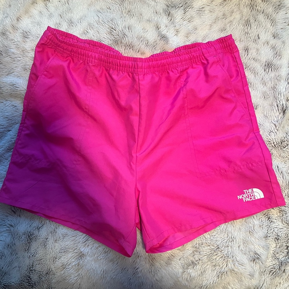 Pink North Face Shorts